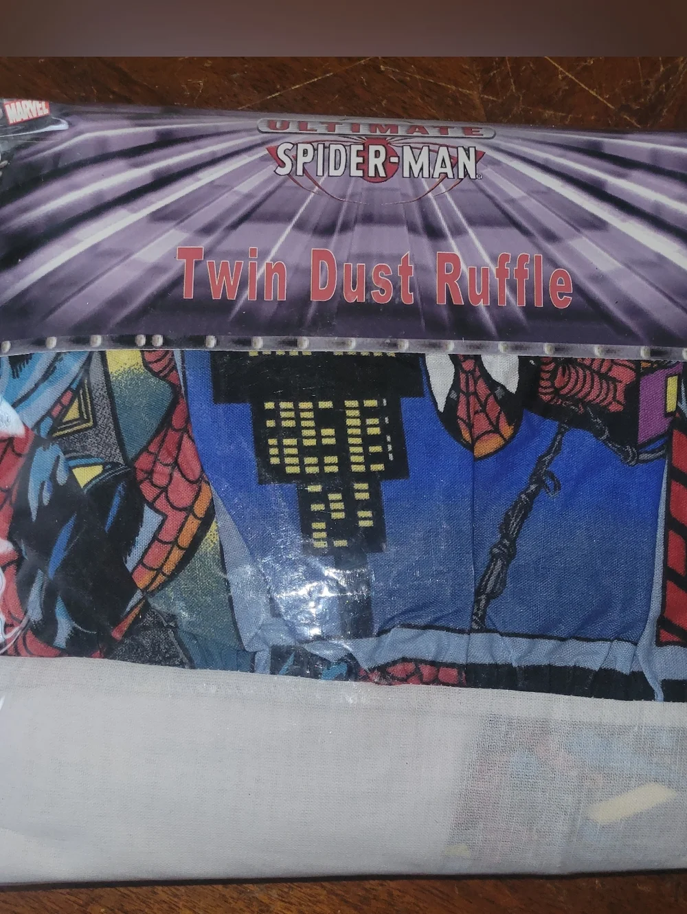 Marvel Twin Size Dust Ruffle - Picture 2 of 2
